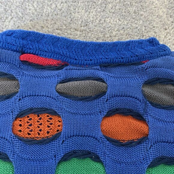 Rare VINTAGE COOGI Australia Bubble Dot 3D Textured Knit Sweater M – Some Flaws - Picture 8 of 16
